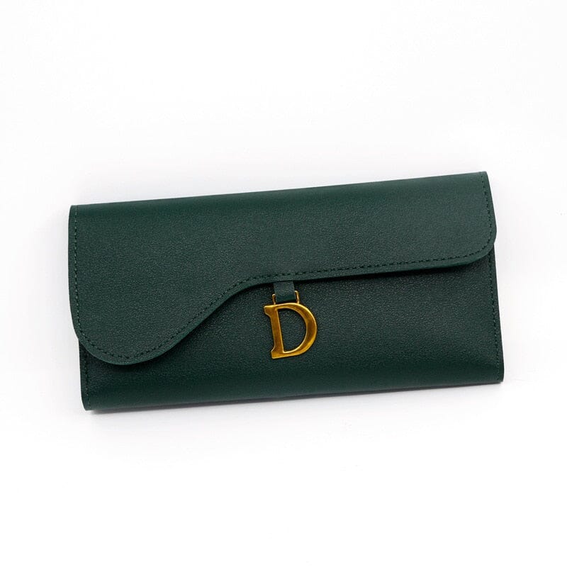 Women's long leather wallet