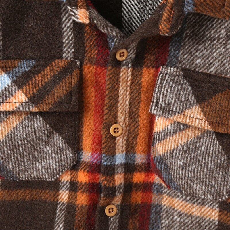 Girls plaid collar jacket