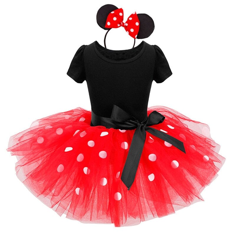 Girls red mouse dresses