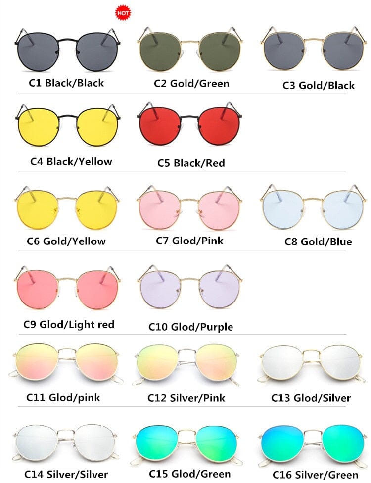 Alternate view: Unisex oval classic sunglasses