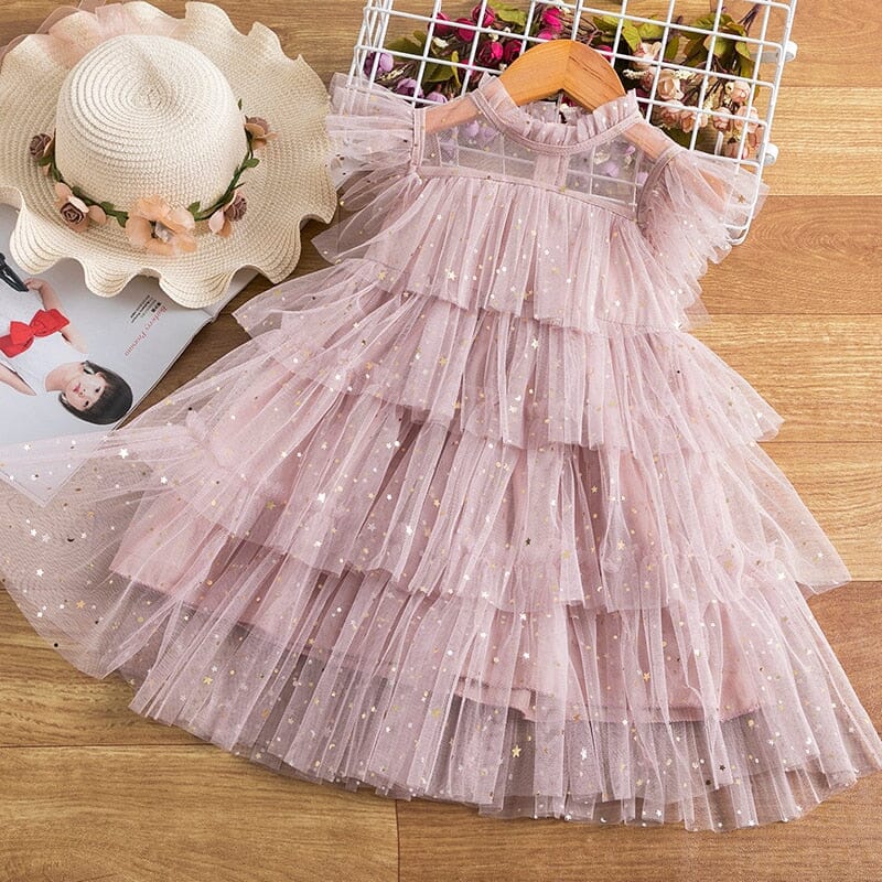 Girls princess wedding dress