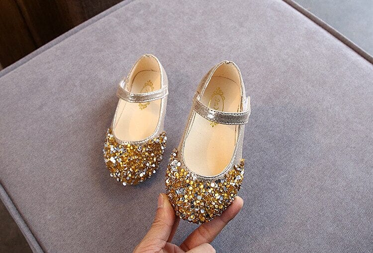 Girls glitter princess shoes
