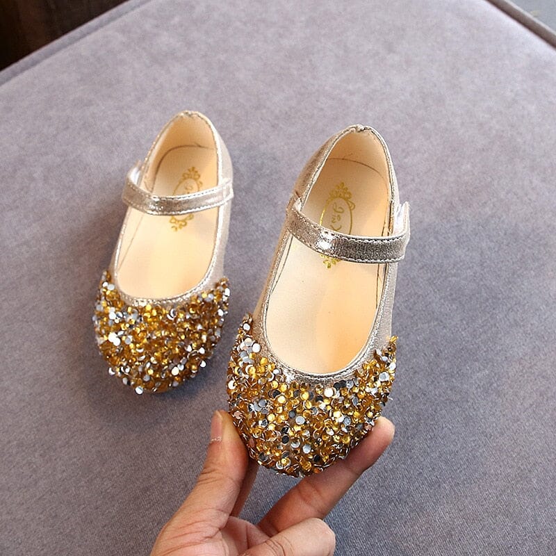 Girls glitter princess shoes