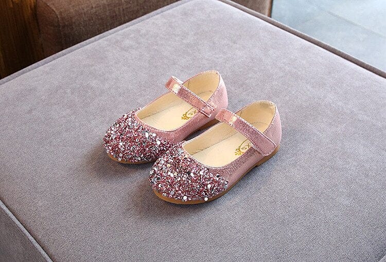 Girls glitter princess shoes