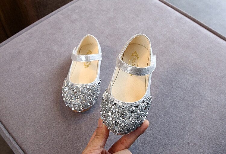 Girls glitter princess shoes