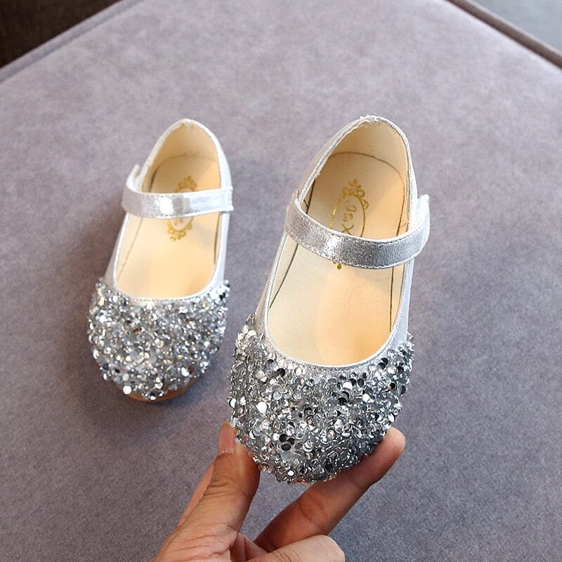 Girls glitter princess shoes