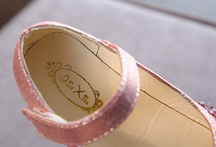 Girls glitter princess shoes