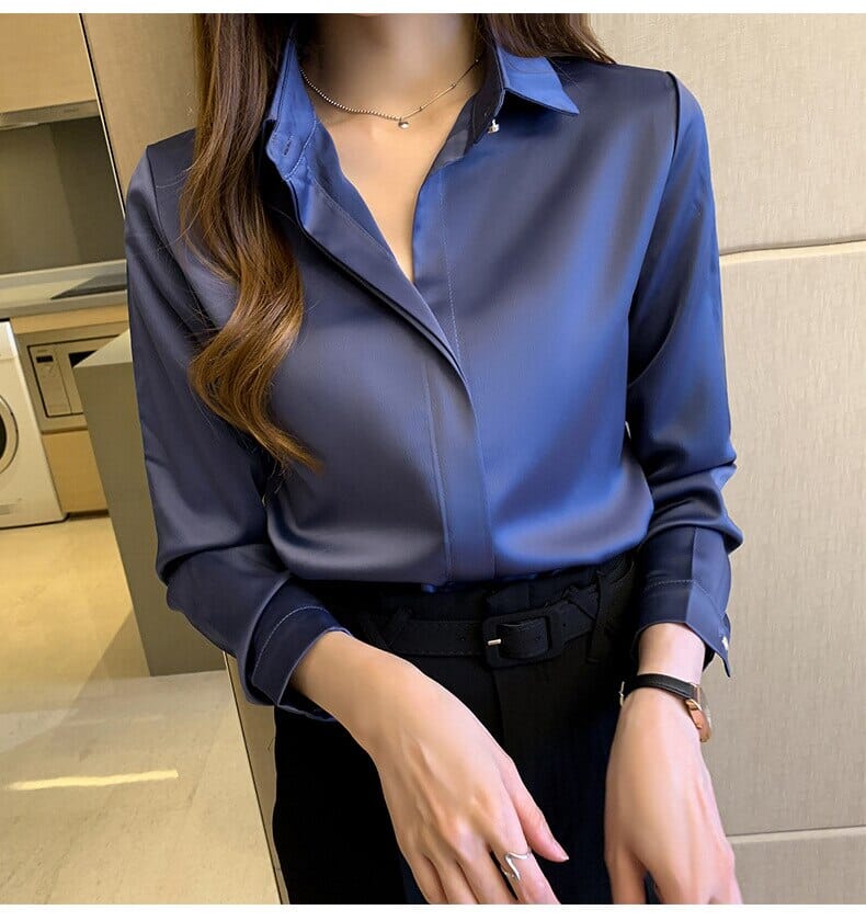 Alternate view: Women's silk shirt