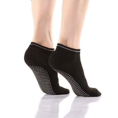 Women's black sports socks