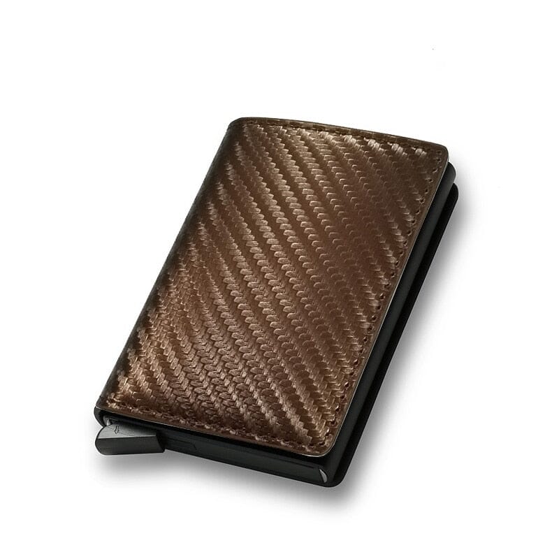 Unisex bronze (customized) thin smart wallets