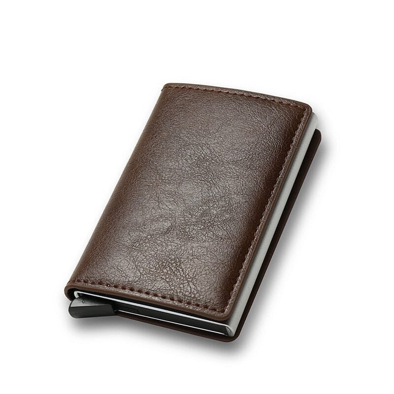 Unisex coffee thin smart wallets