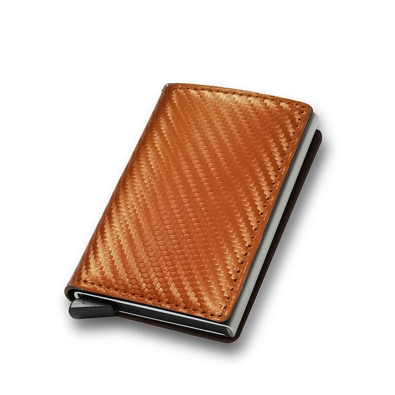Unisex gold thin smart wallets
