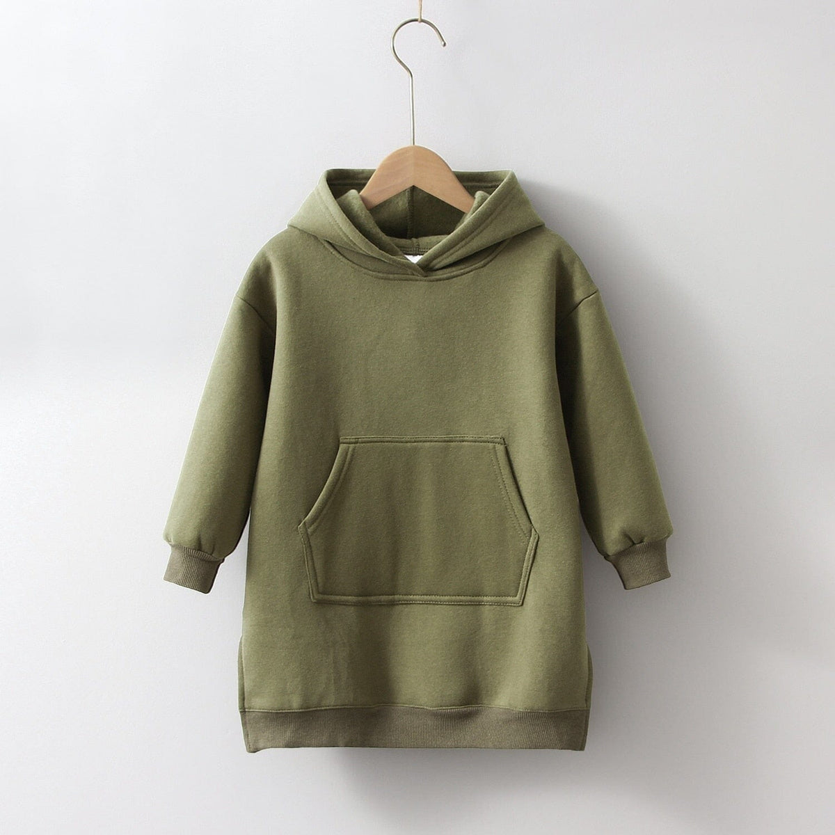 Kids army green toddler sweater