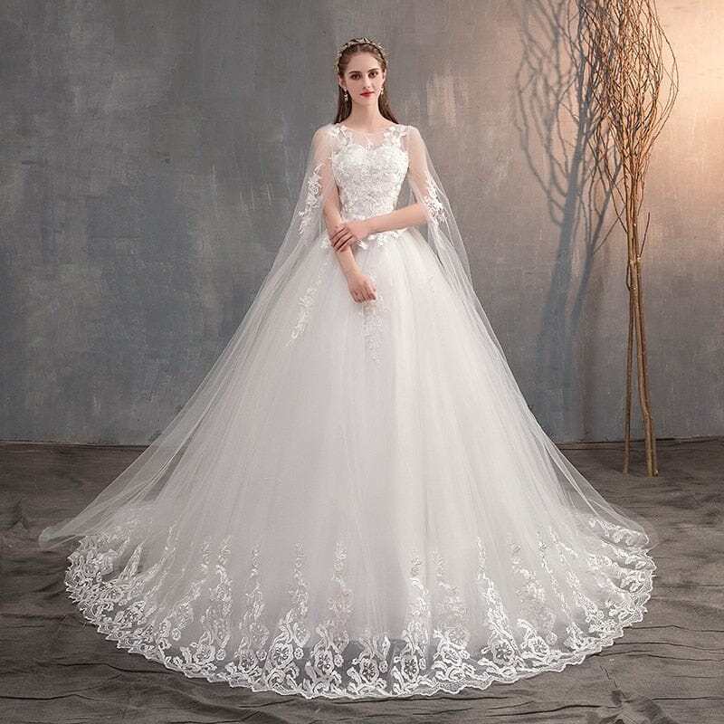 Women's wedding story gown