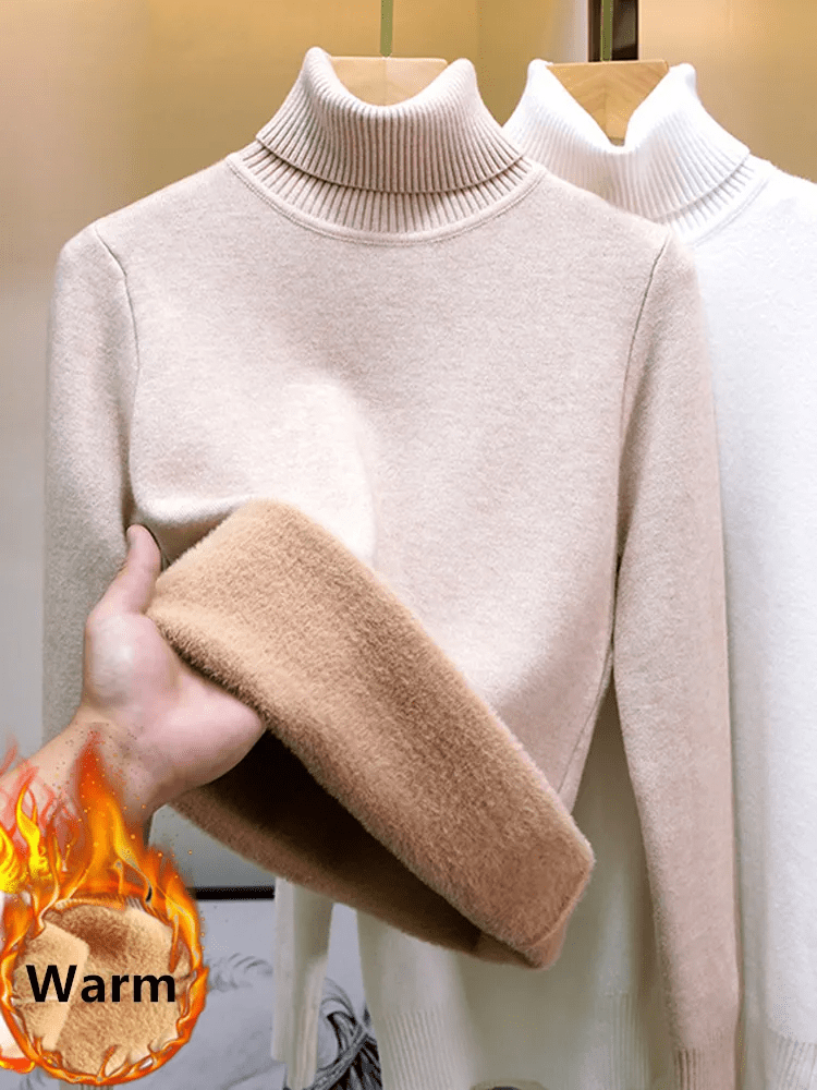 Women's turtleneck sweater