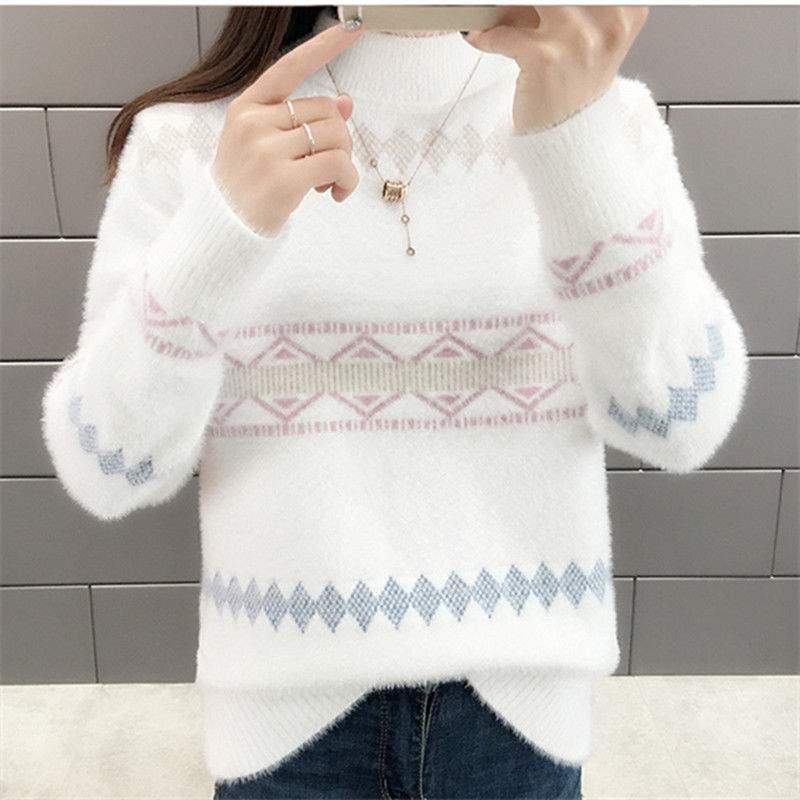 Women's chic autumn sweater