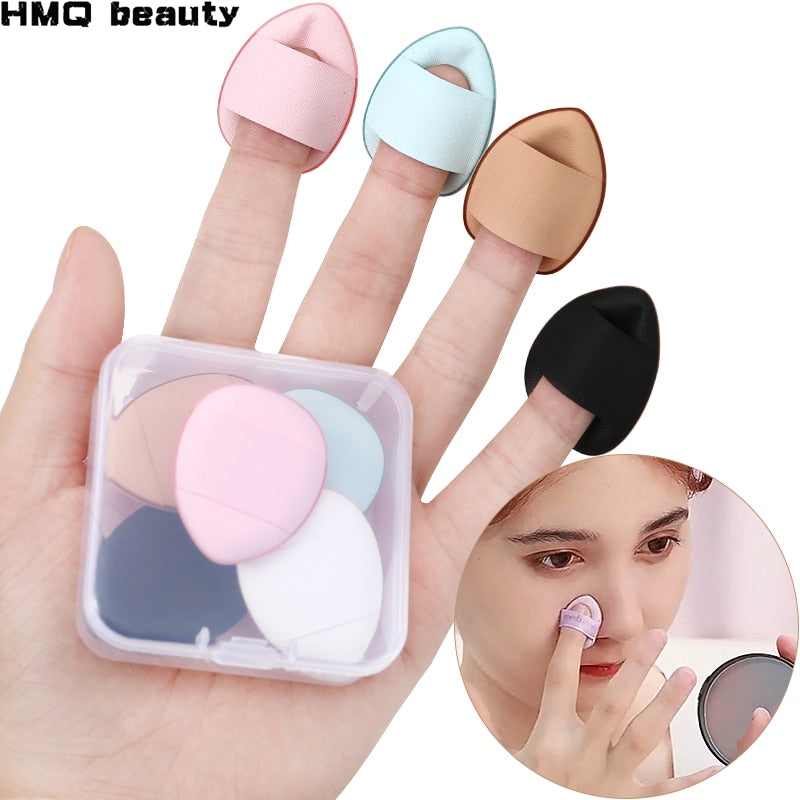 Mini finger puff sponges