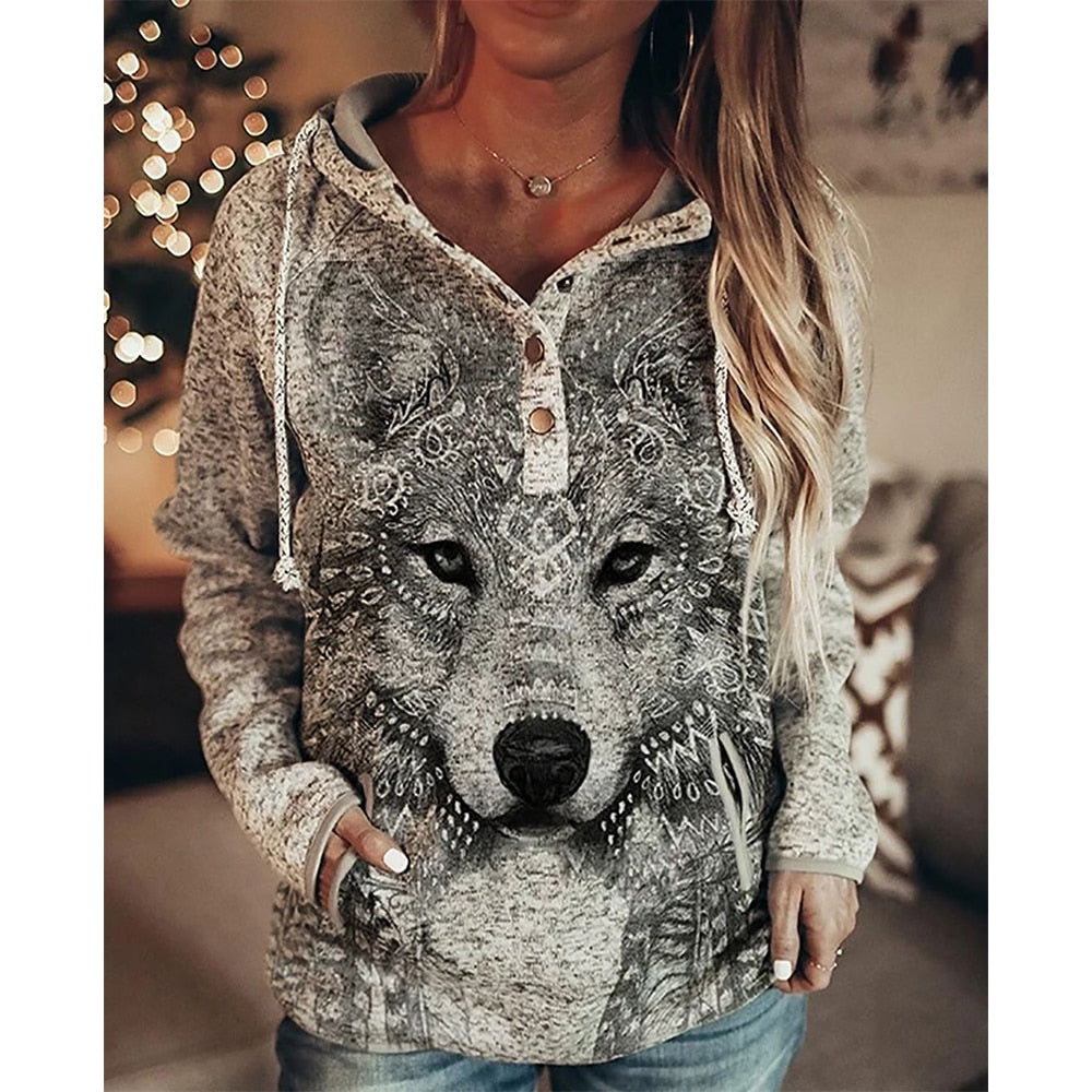 Women's oversized sweatshirt