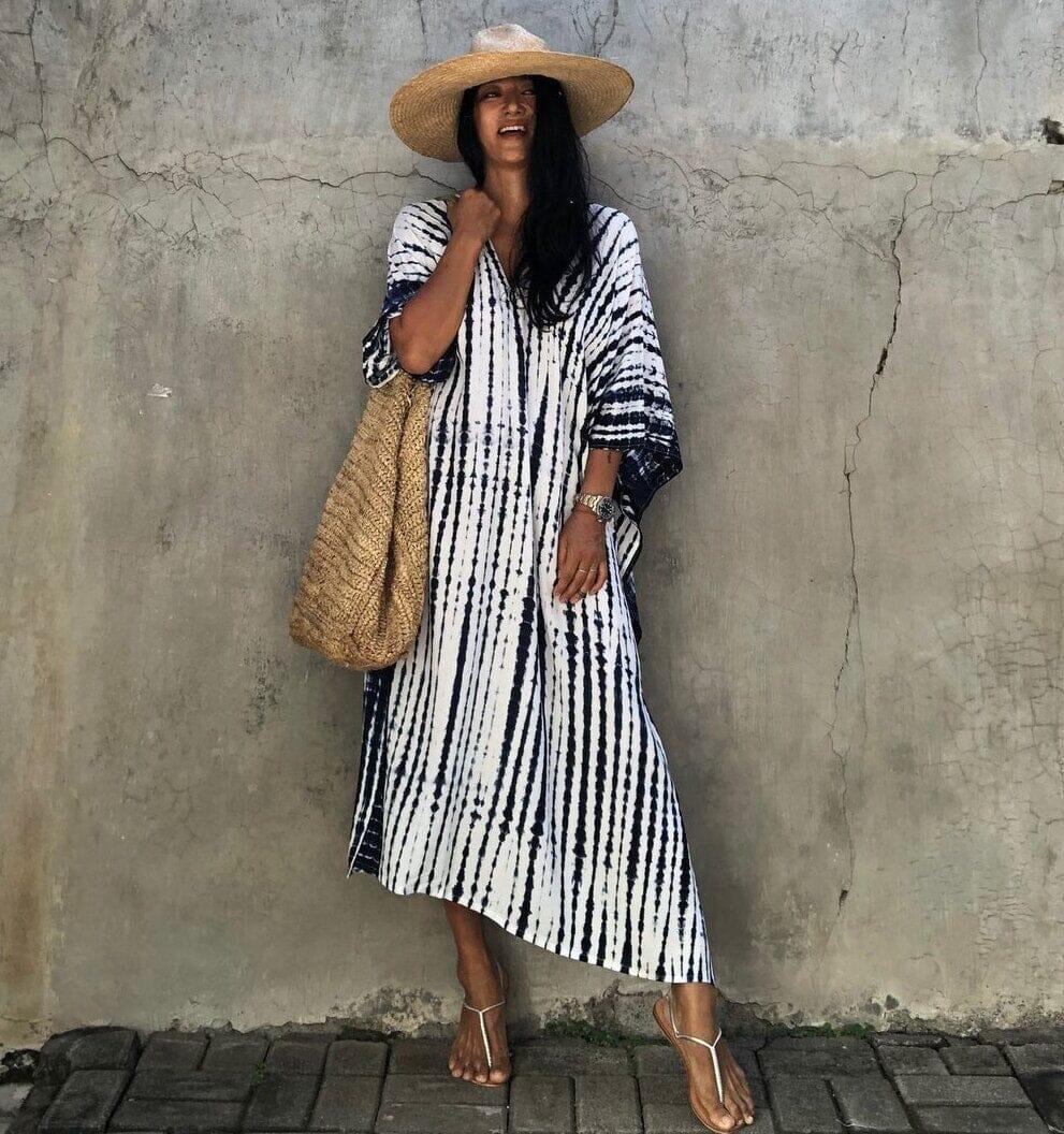 Alternate view: Women's boho beach cover up