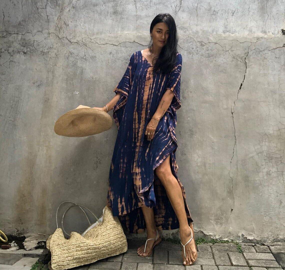 Alternate view: Women's boho beach cover up