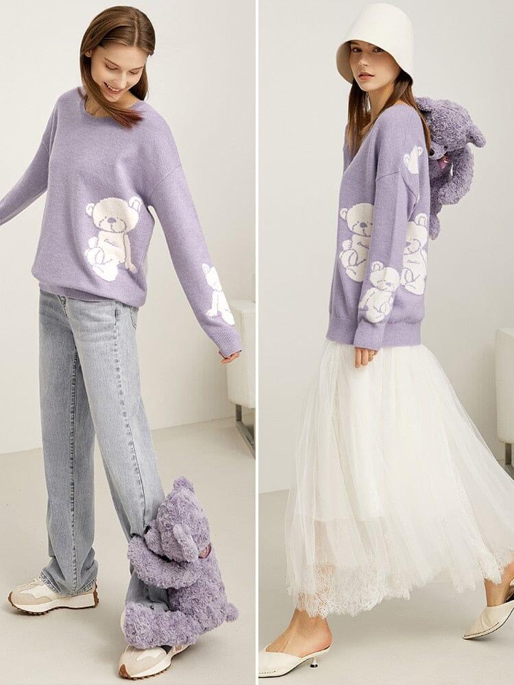 Alternate view: Women's bear sweater