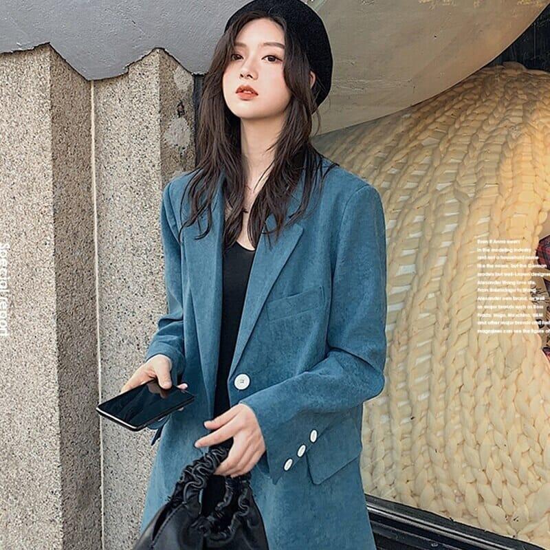 Women's oversize blazer jacket