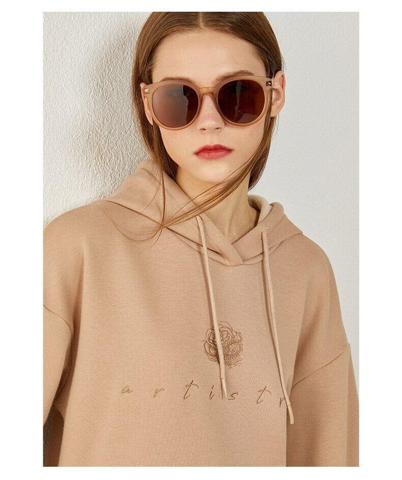 Alternate view: Women's embroidered hoodie