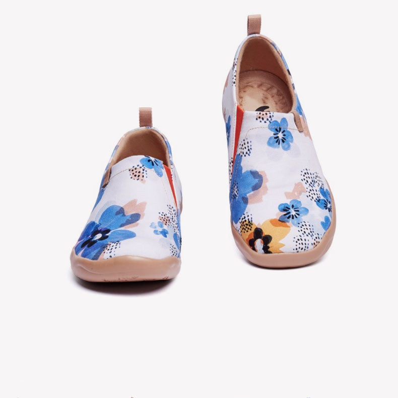 Women's canvas slip sneakers
