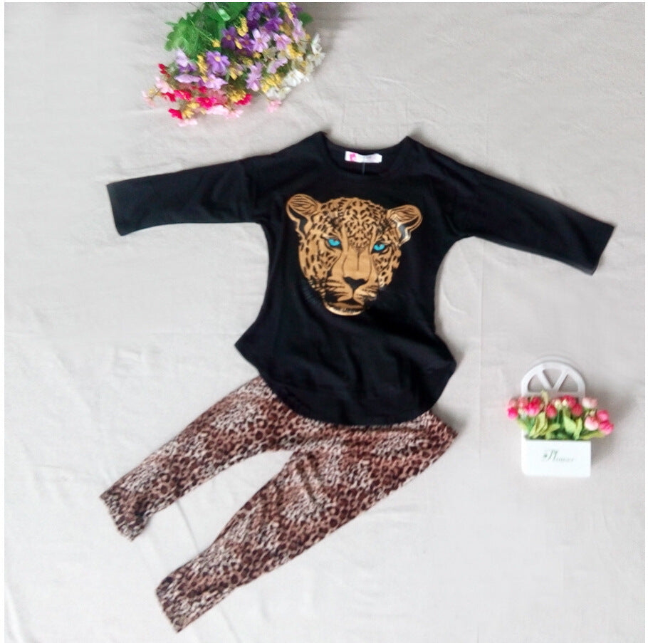 Girls black piece outfits