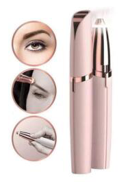 Unisex rose pink painless brow trimmer