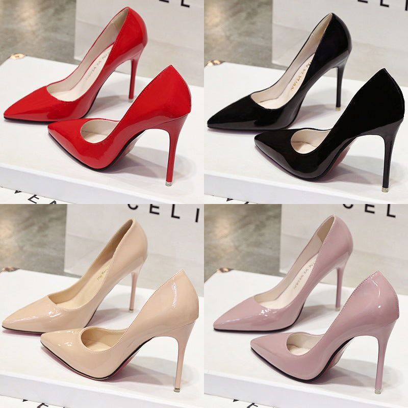 Women's nude high heels