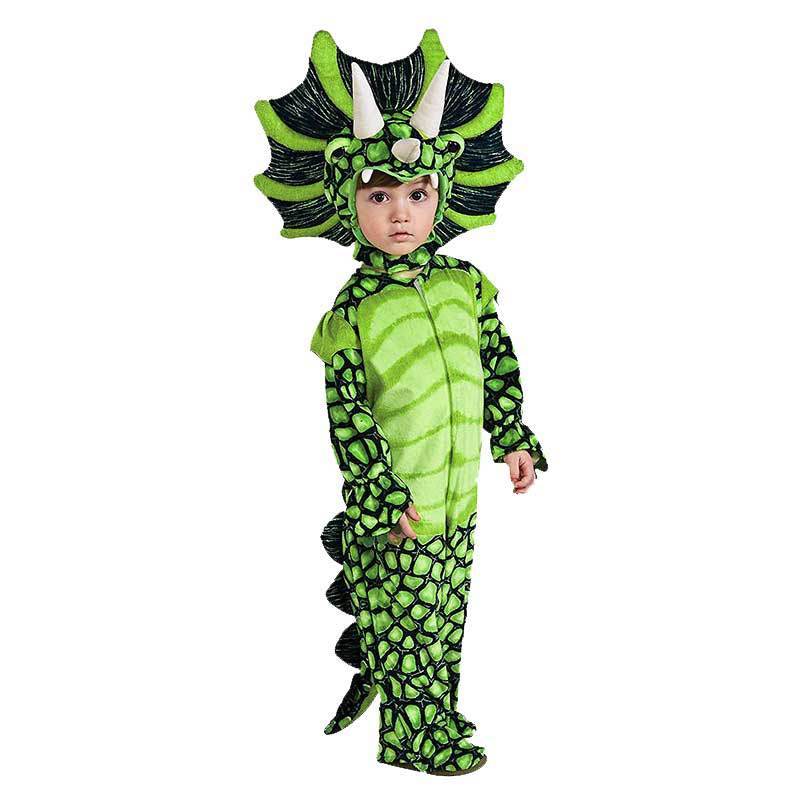 Boys dark green halloween outfit