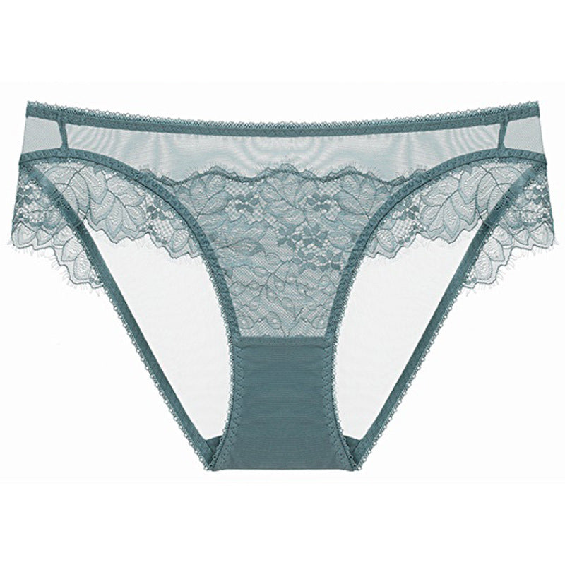Women's blue breathable panties