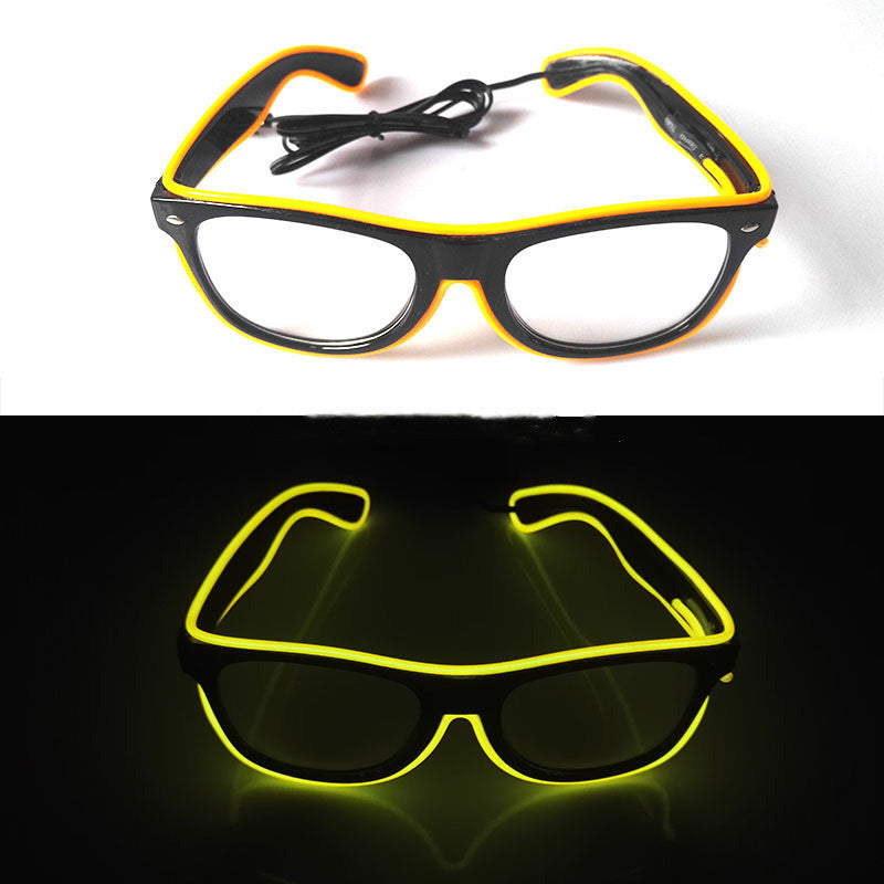 Women's yellow glasses