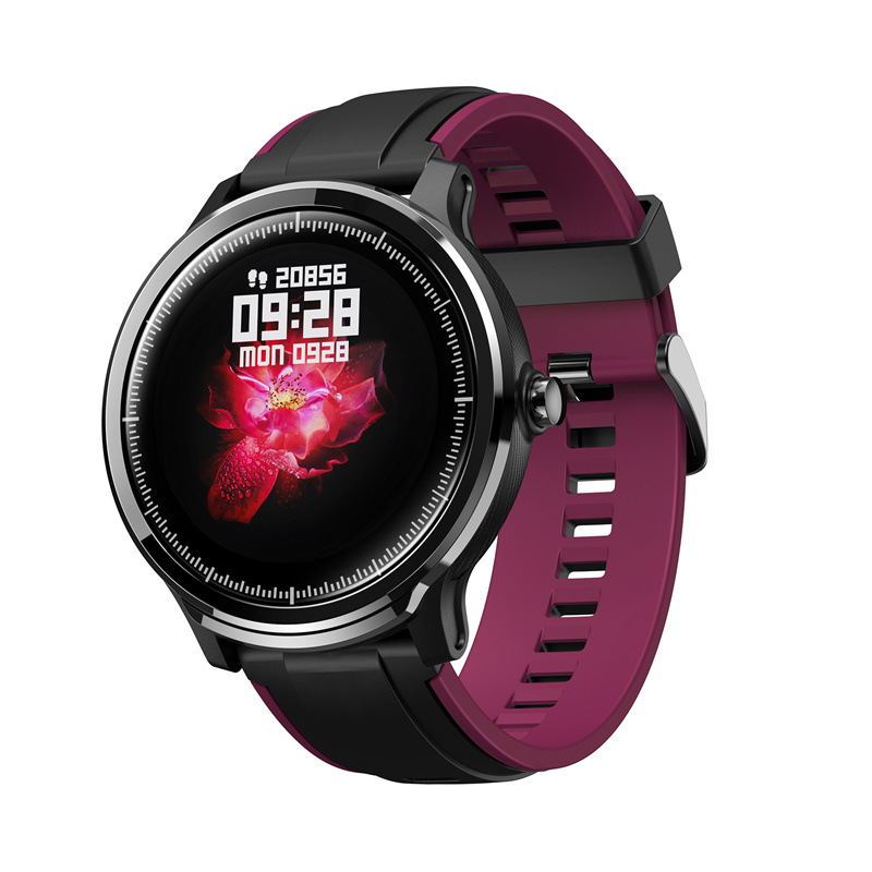 Women's purple SN80 smart watch
