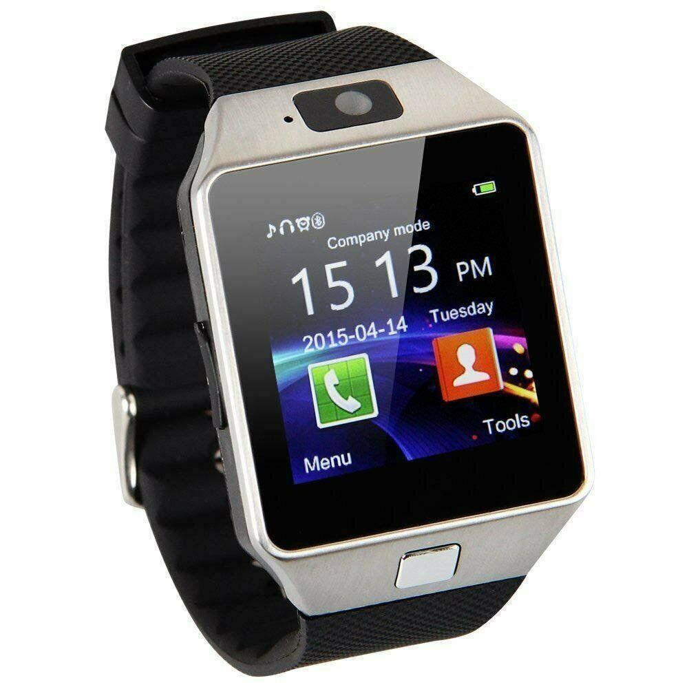 Women's silver bluetooth smart watch