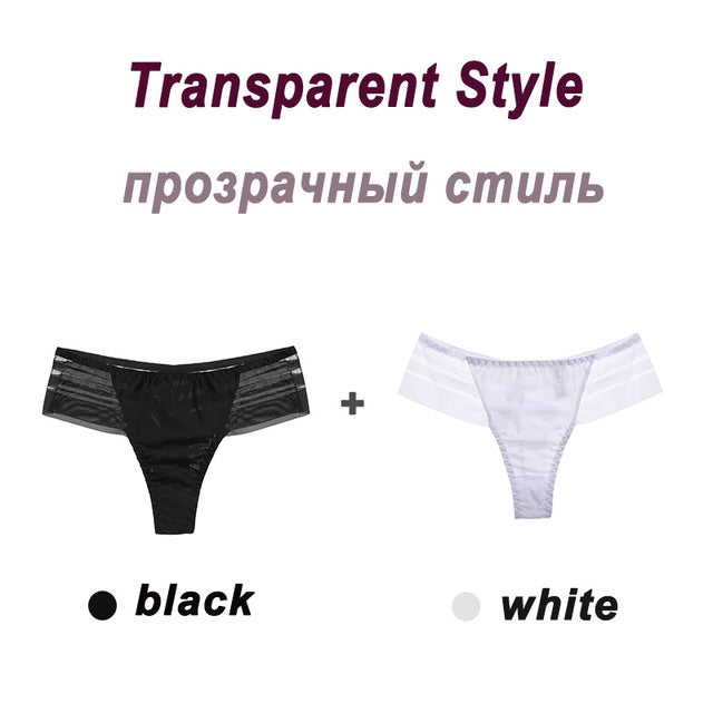 Women's seamless lace thong