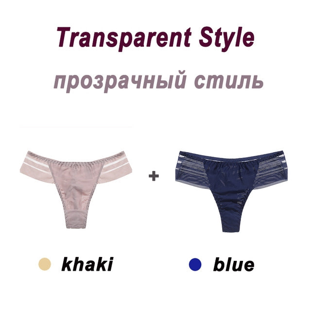 Women's seamless lace thong