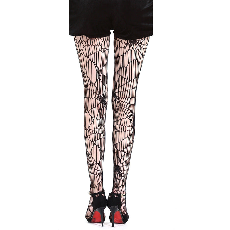 Spider Web Halloween Tights - view 2