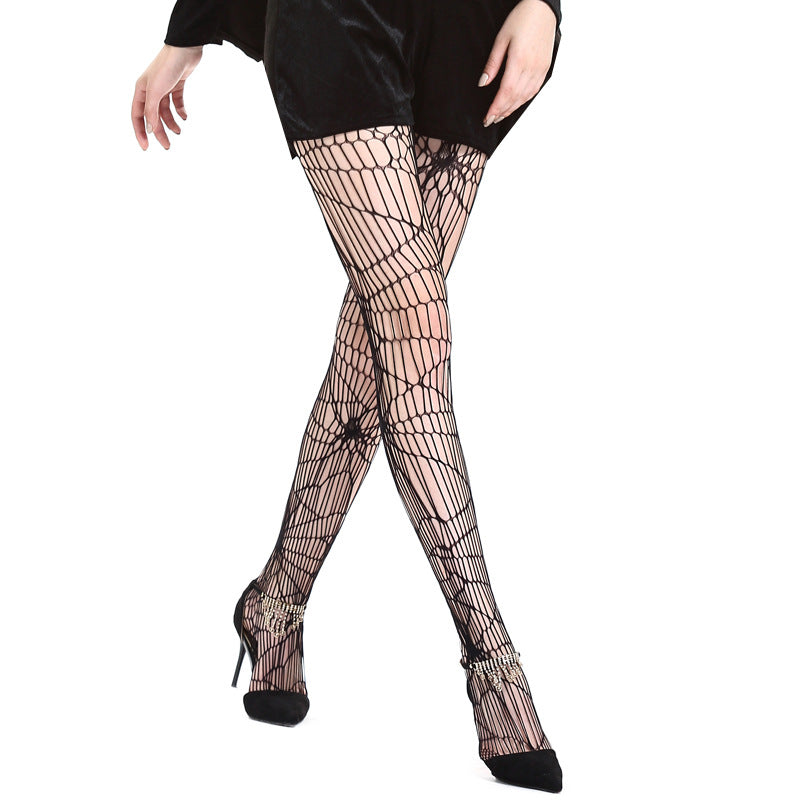 Spider Web Halloween Tights - view 5