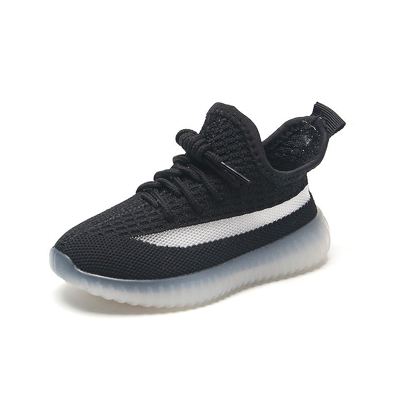 Boys black sports shoes