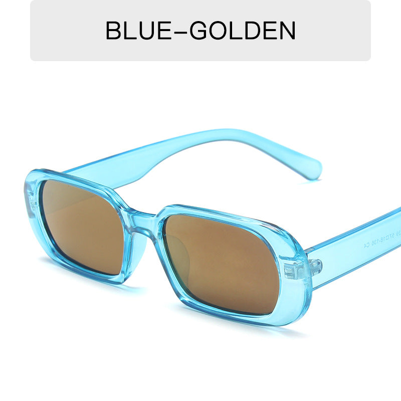 Women's blue tyrant gold candy sunglasses