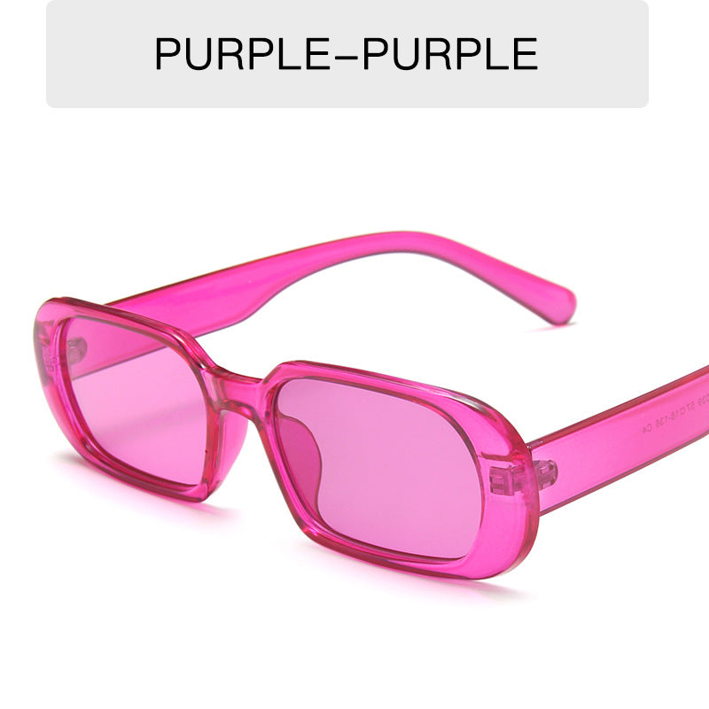 Women's purple candy sunglasses