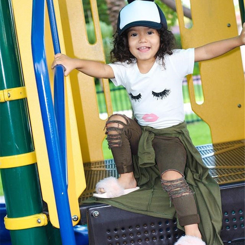 Girls baby girl leggings