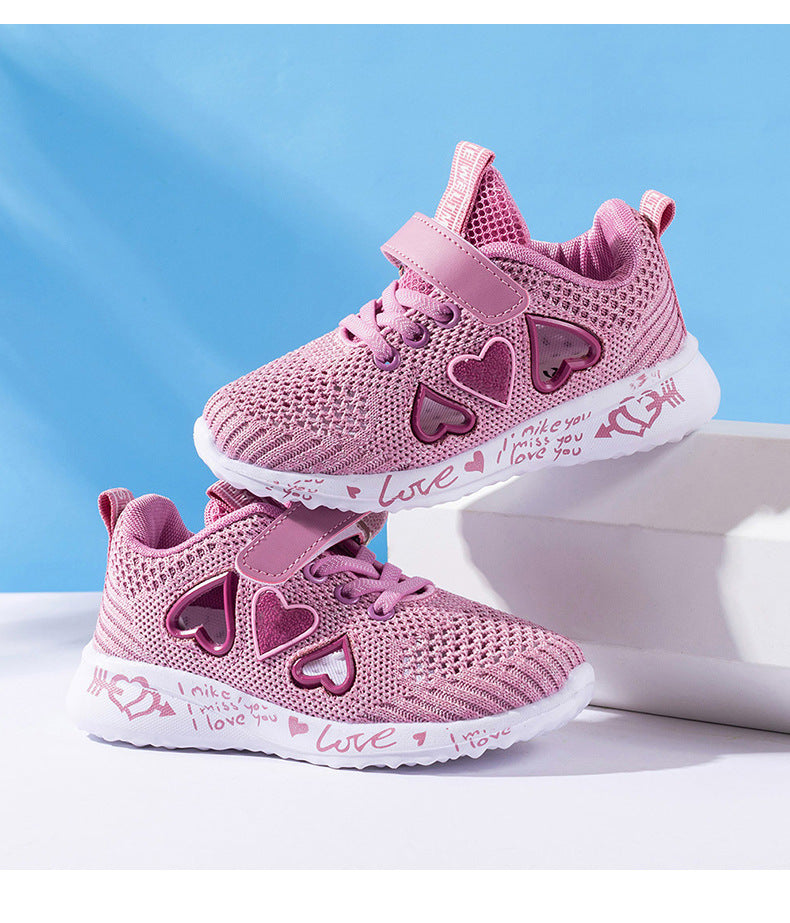 Girls light mesh sneakers