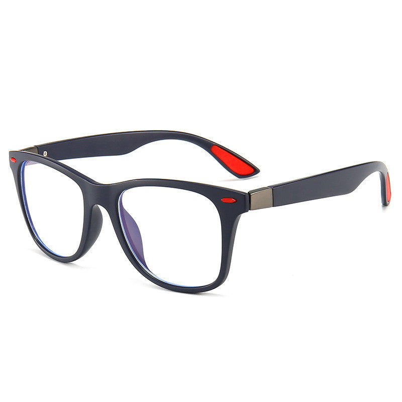 Unisex dark blue anti- light glasses