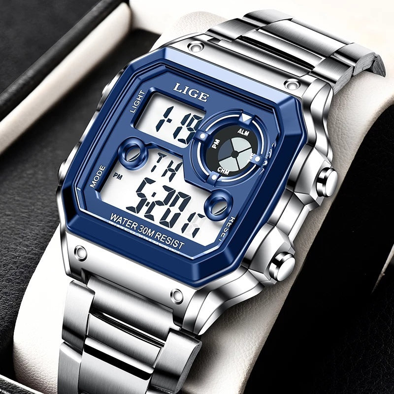 Unisex digital wrist watch