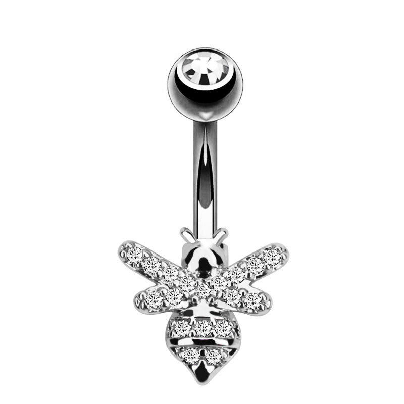 Women's zircon bee ring