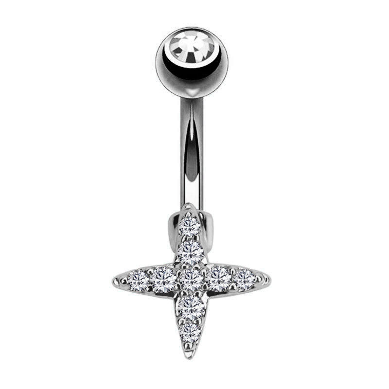 Women's silver zircon bee ring