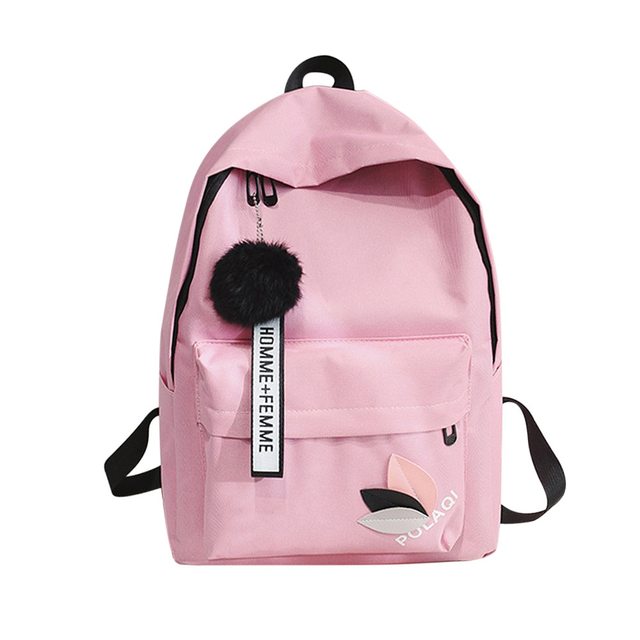 Girls pink backpack
